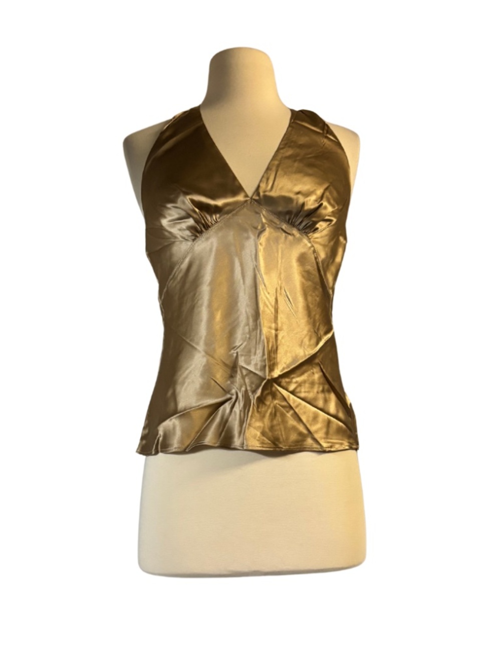 Gold Halter top